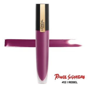L'Oreal Rouge Signature Lip Gloss - Rebel Purple
